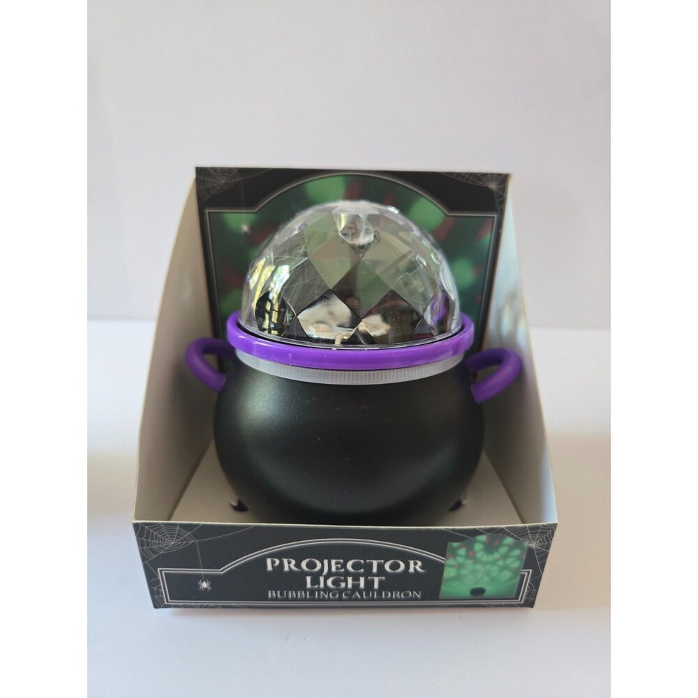 Target Bullseye Playground Halloween Cauldron Bubbling Light Up Projector.